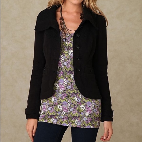 Free People Jackets & Blazers - Free People Swinging Knit Brocade Jacket Blazer
